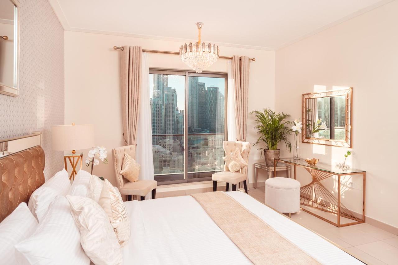 Elite Royal Apartment - Panoramic Full Burj Khalifa, Fountain & Skyline View - Baron دبي المظهر الخارجي الصورة
