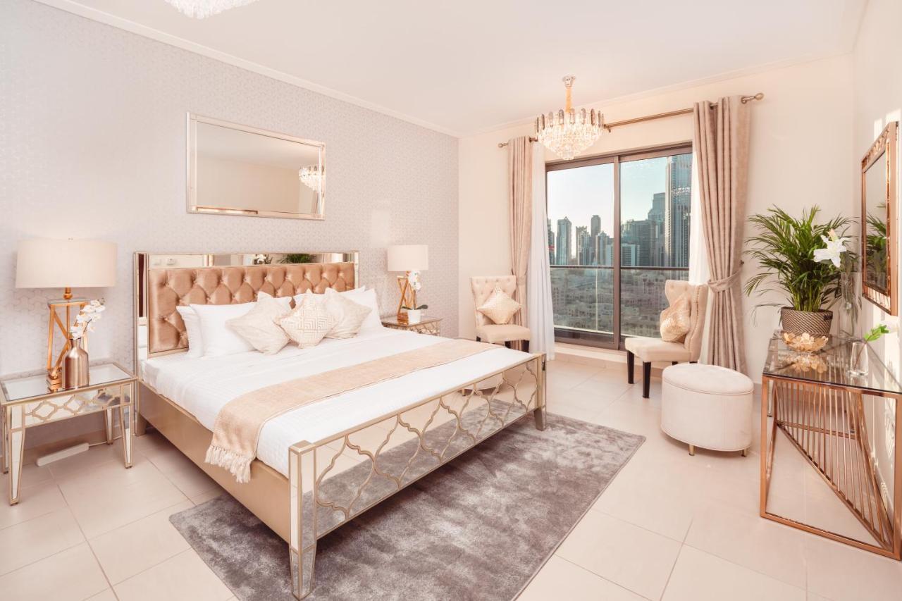Elite Royal Apartment - Panoramic Full Burj Khalifa, Fountain & Skyline View - Baron دبي المظهر الخارجي الصورة