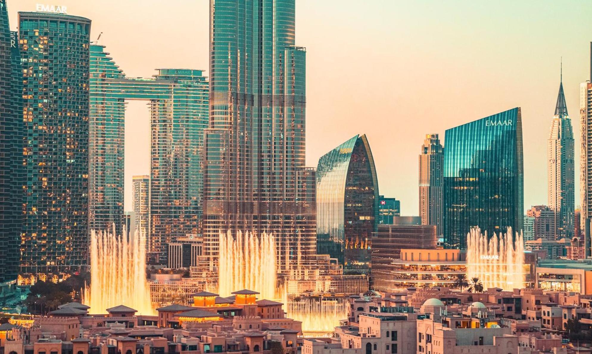 Elite Royal Apartment - Panoramic Full Burj Khalifa, Fountain & Skyline View - Baron دبي المظهر الخارجي الصورة